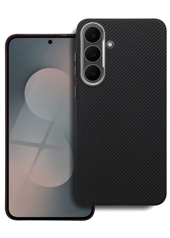 Smart Samsung Galaxy S26 Kevlar MagSafe dėklas, juoda, 1 nuotrauka